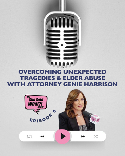 Genie Harrison discusses elder abuse